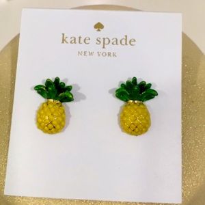 Kate spade pineapple earrings